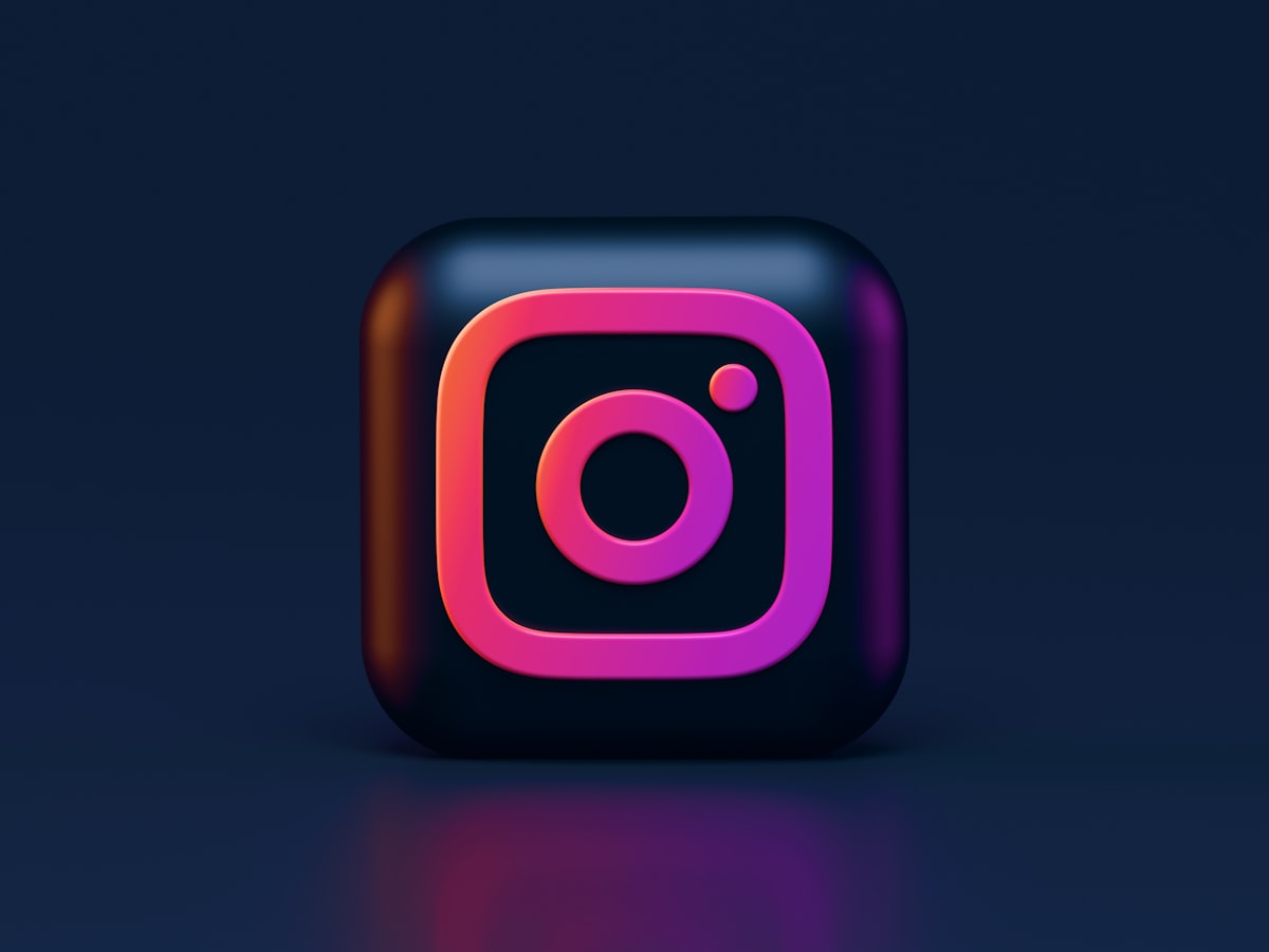 Instagram app on smartphone screen